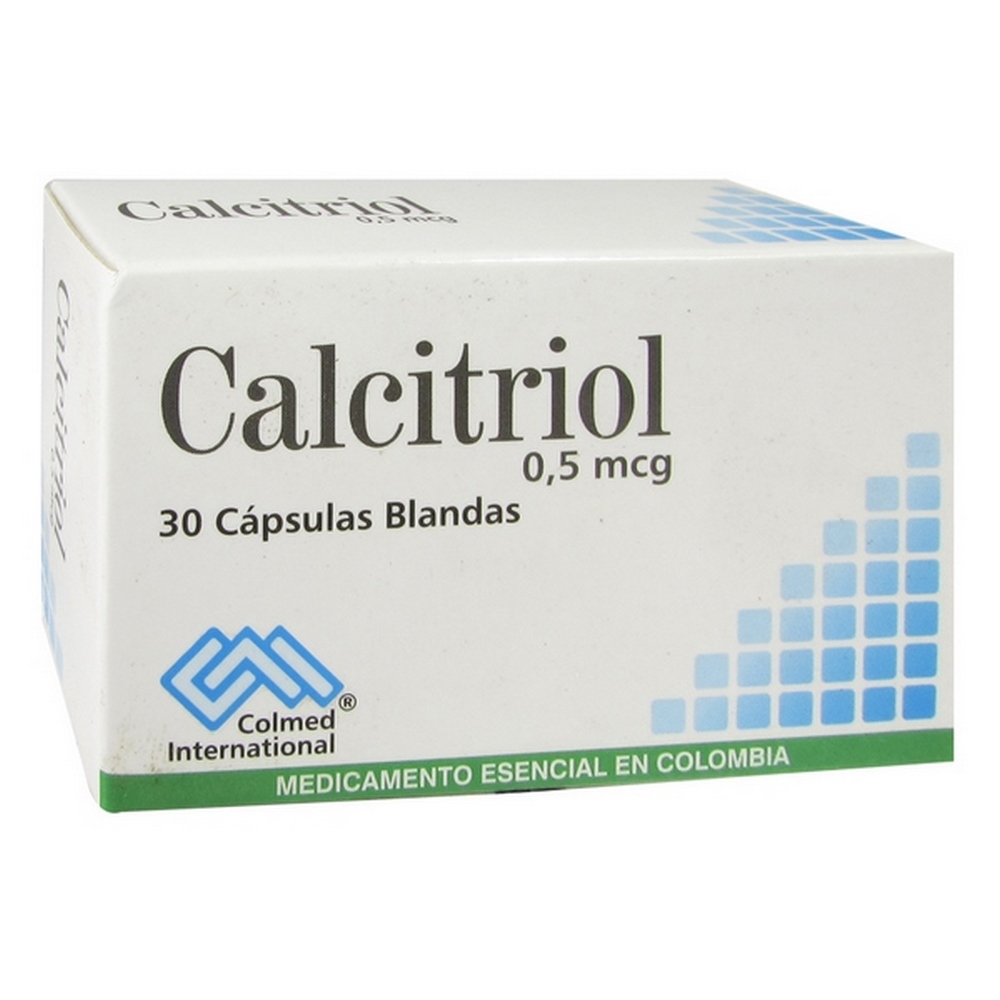 Calcitriol 0.50 mcg - 30 cápsulas