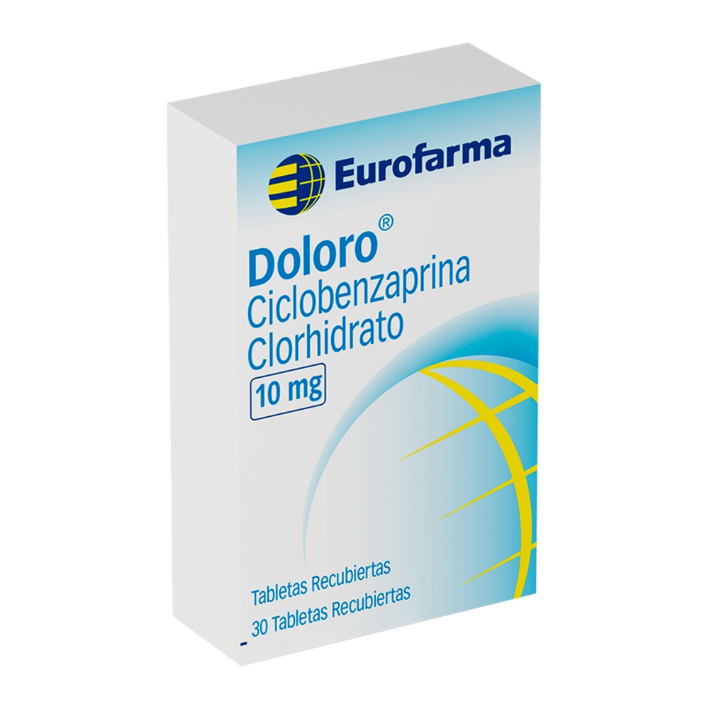 Ciclobenzaprina 10 mg 30 tabletas