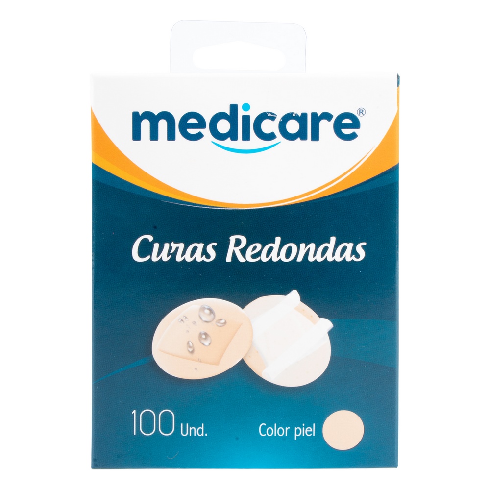 Curitas redondas para piel – 100 unidades