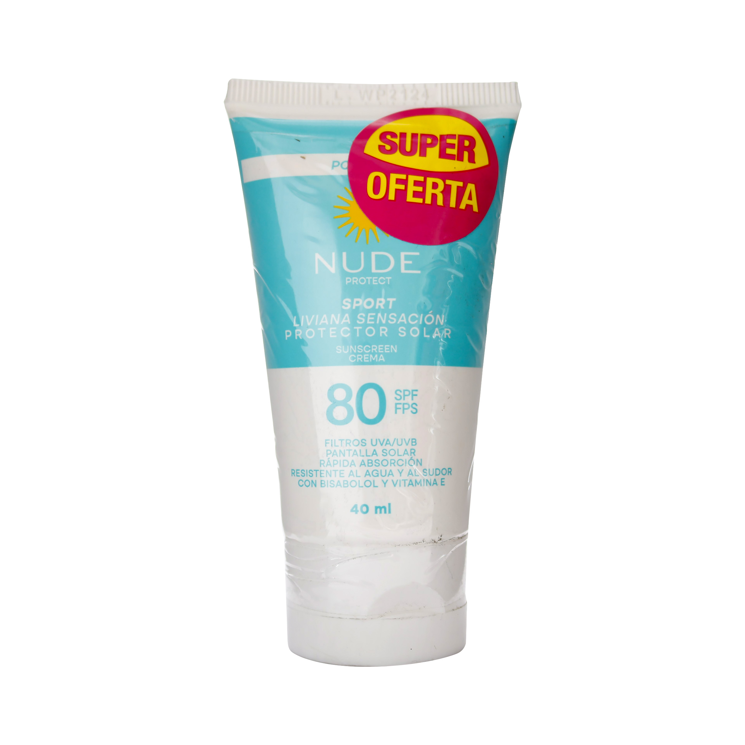 Protector solar Nude Sport SPF 80 – 40 ml (pack de 2)