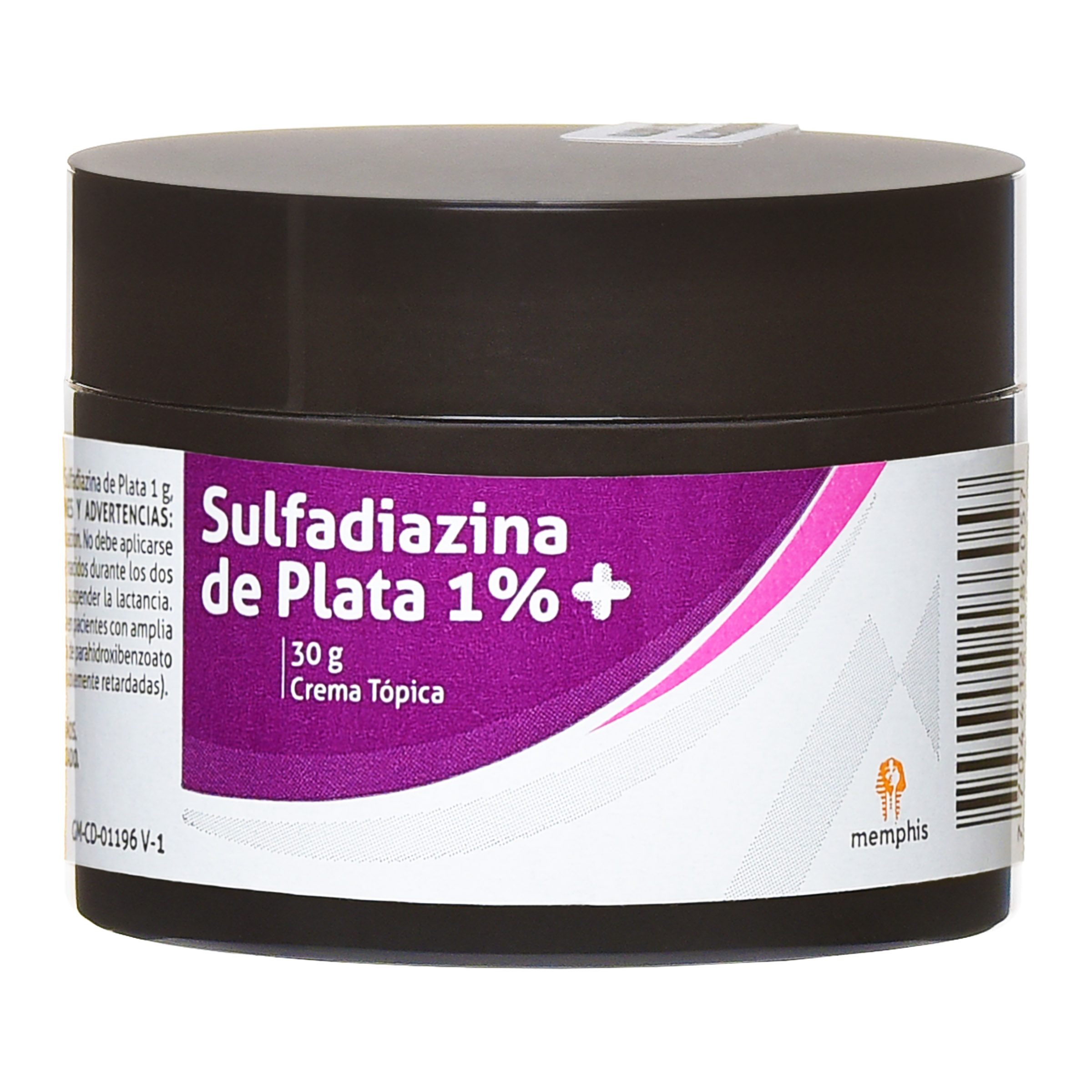 Sulfadiazina de plata 30 g – crema antiséptica