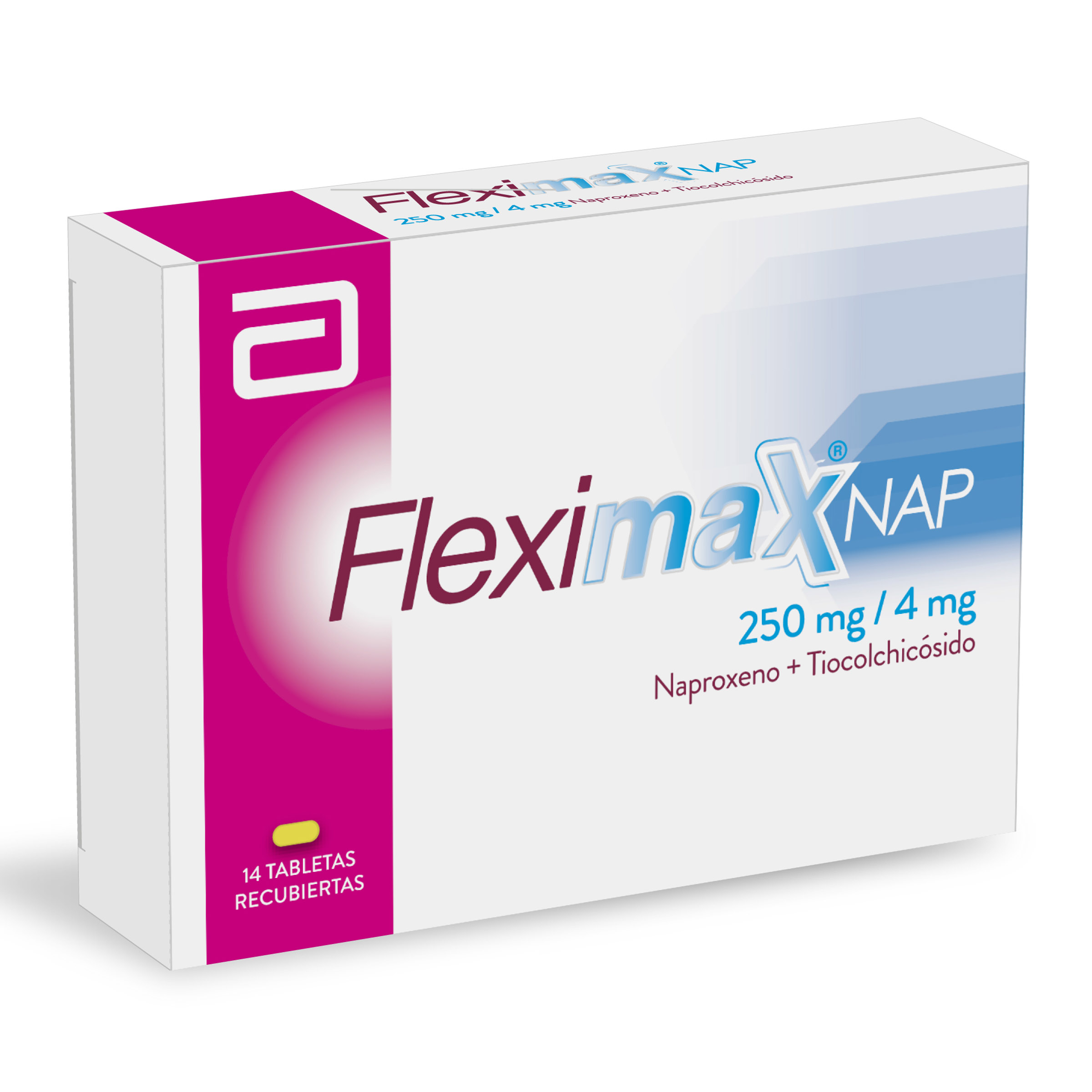 Fleximax Nap 14 tabletas Tiocolchicosido + Naproxeno - Lafrancol