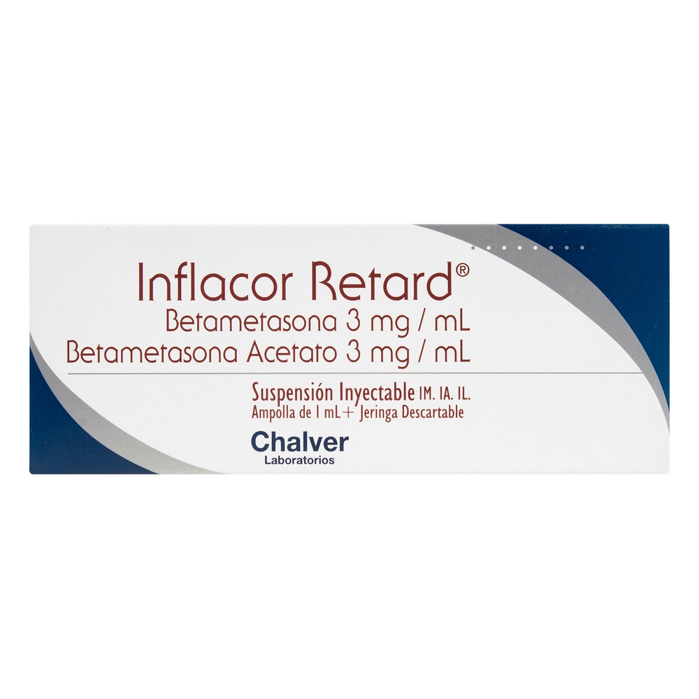 Inflacor Retard Betametasona 1 ml – 3+3 mg