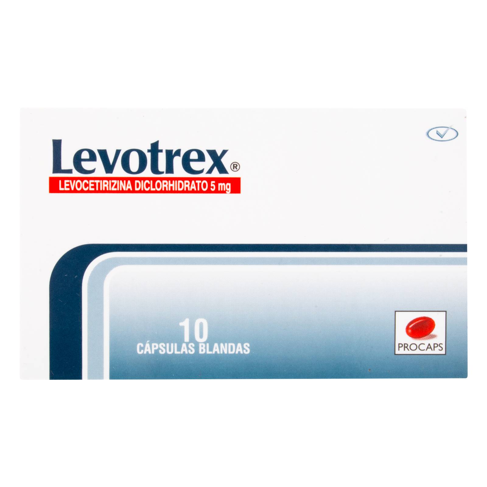 Levocetirizina 5 mg – 10 cápsulas