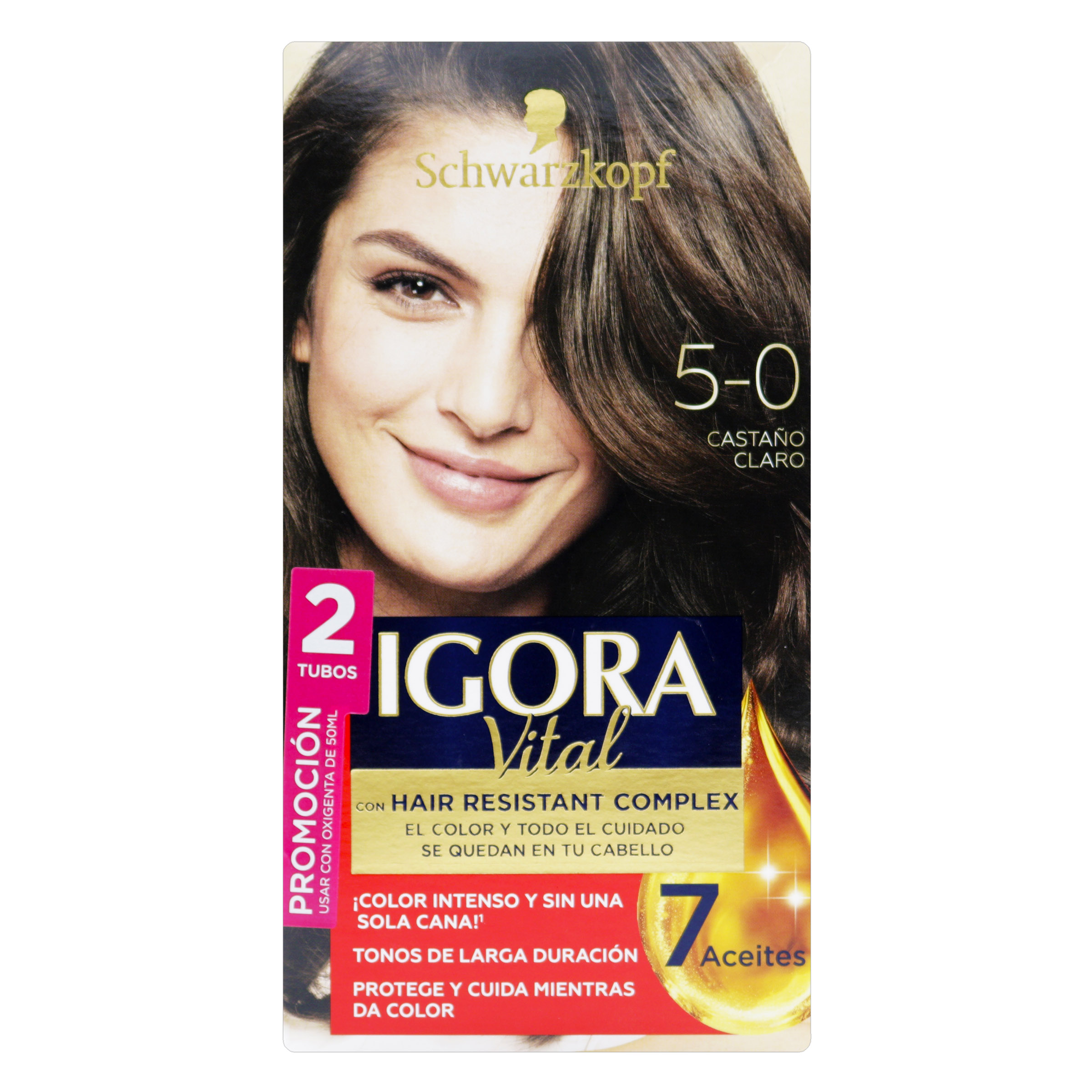 Igora Vital Kit 5-0 – Tintes claros (2 tubos)