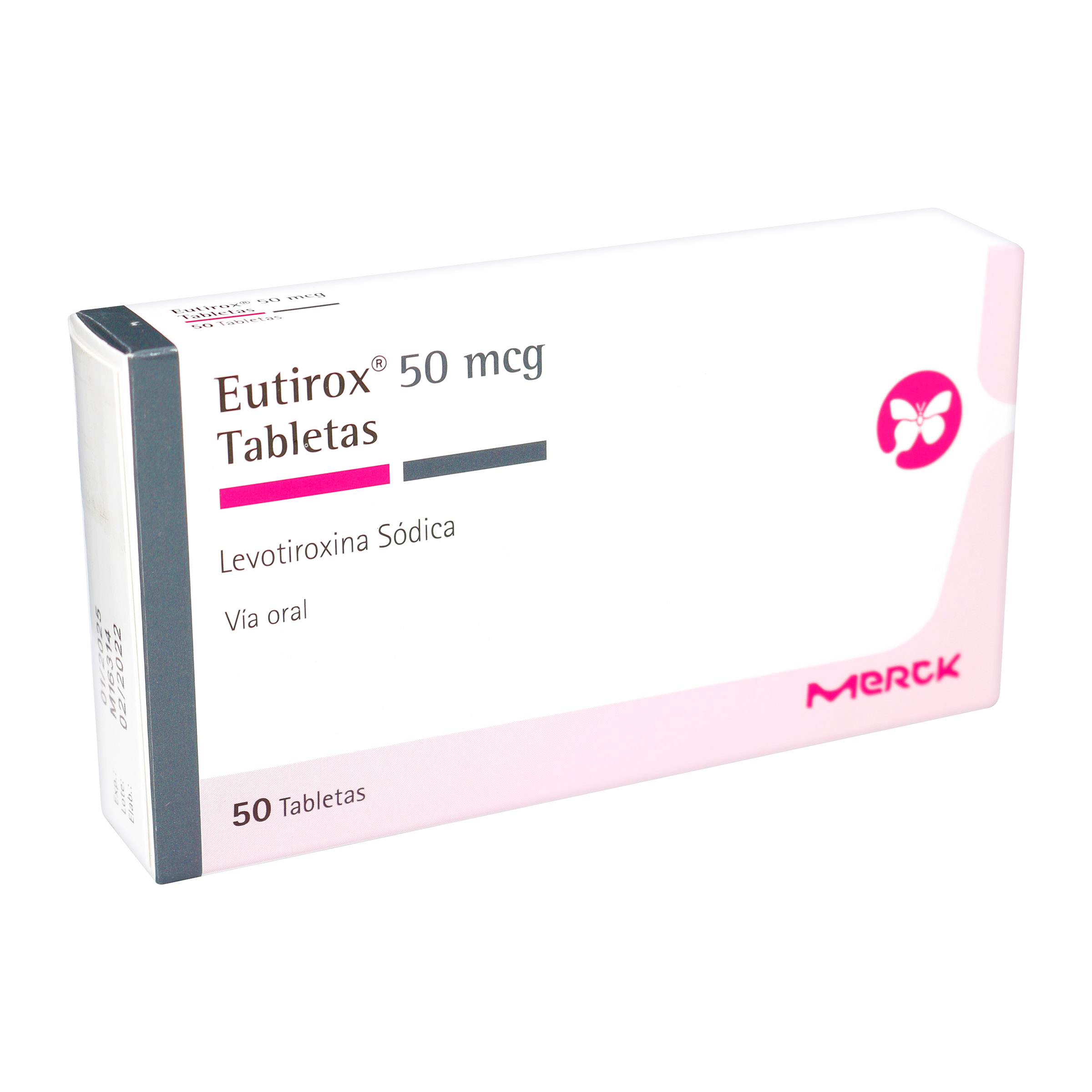 Levotiroxina Sódica 50 mcg - EUTIROX (50 tabletas)