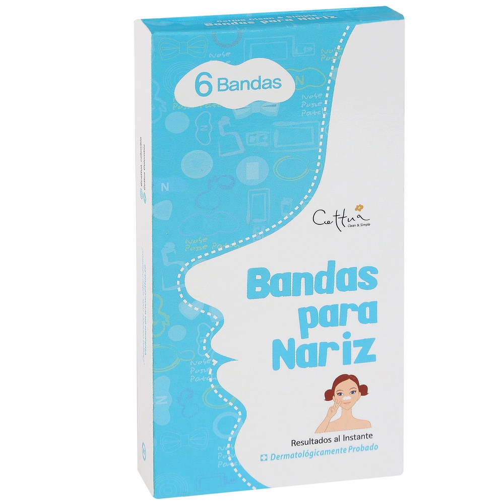 Bandas para nariz CETTUA – 6 unidades