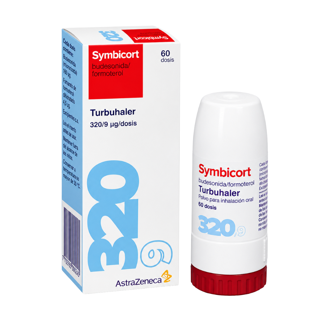 Symbicort T320/9M Budesonida-Formoterol – inhalador