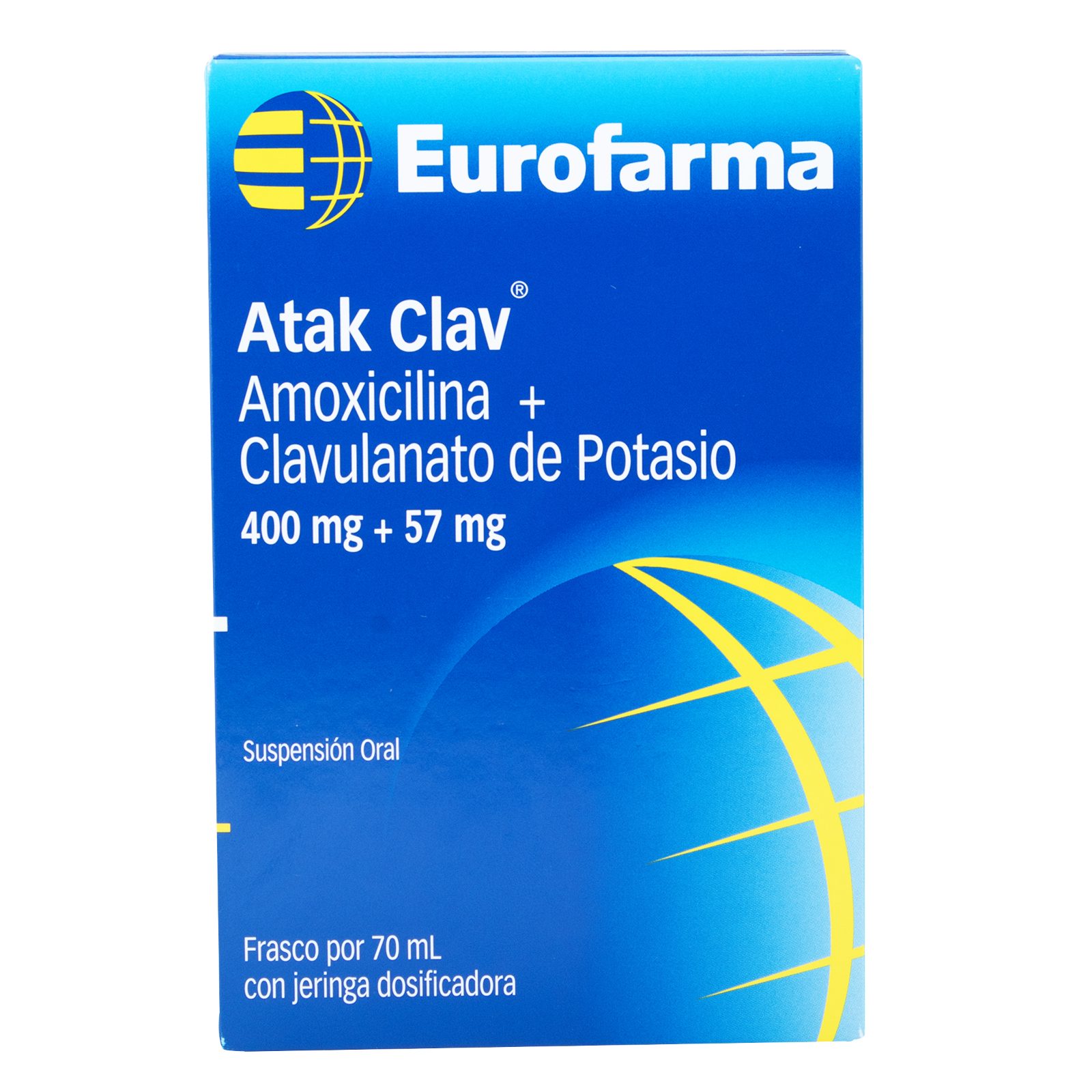 Atak Clav 400/57 mg – Amoxicilina/Clavulanato 70 mL