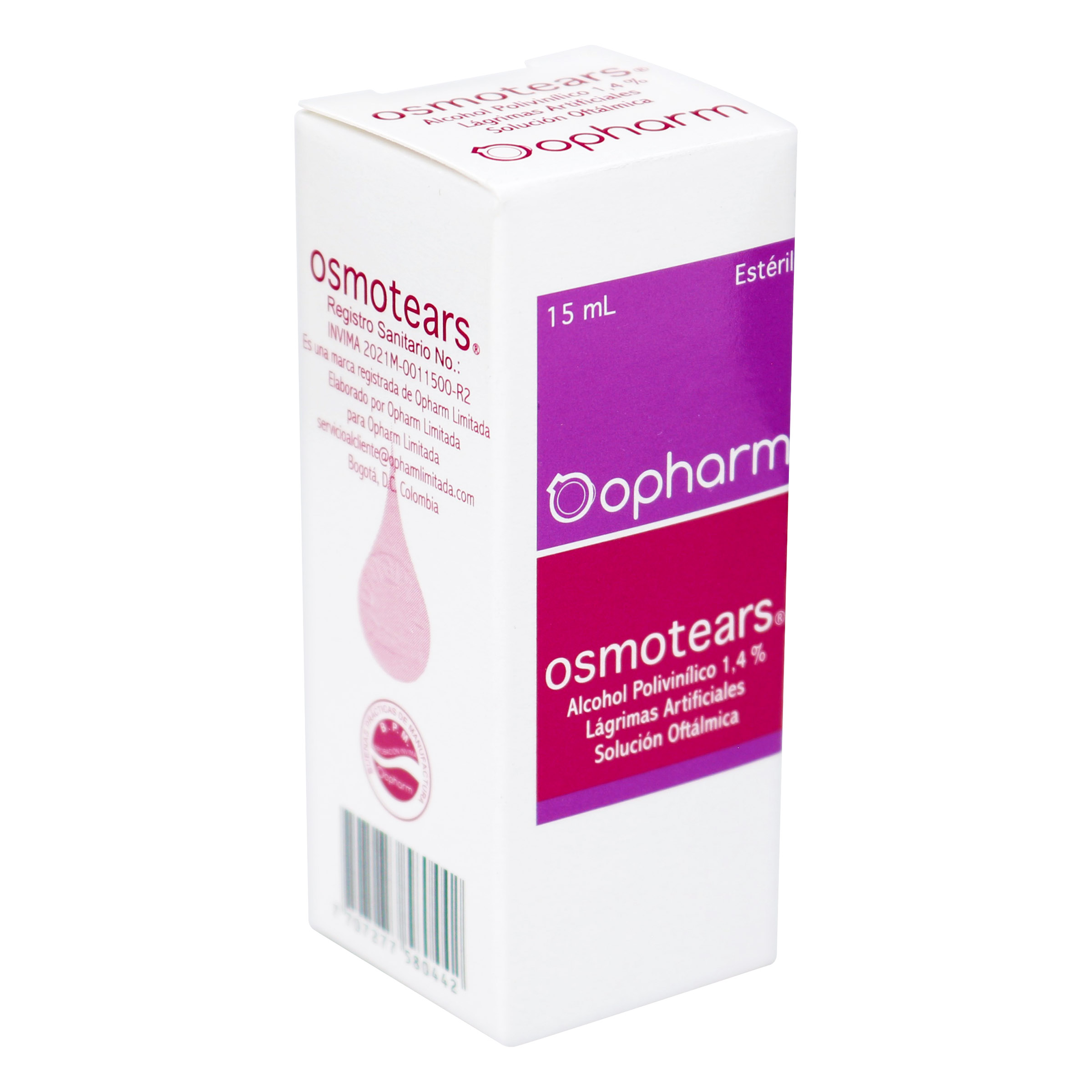 OSMOTEARS 14 mg Solución Oftálmica 15 ml – Alcohol Polivinílico