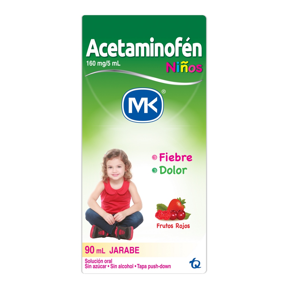 Acetaminofén Jarabe 160 mg/5 ml – 90 ml