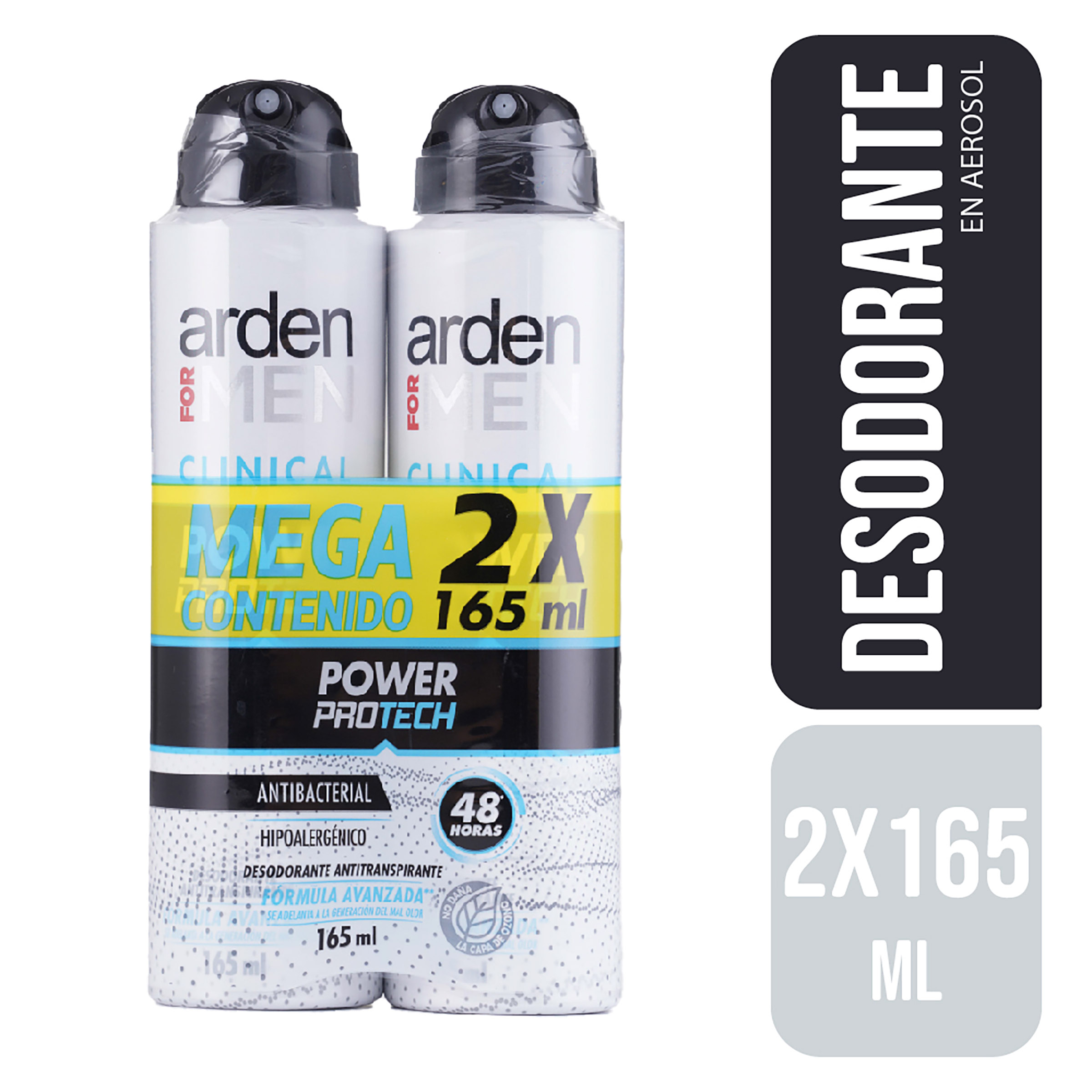 Desodorante en spray Arden For Men Prot Clinical 165 ml
