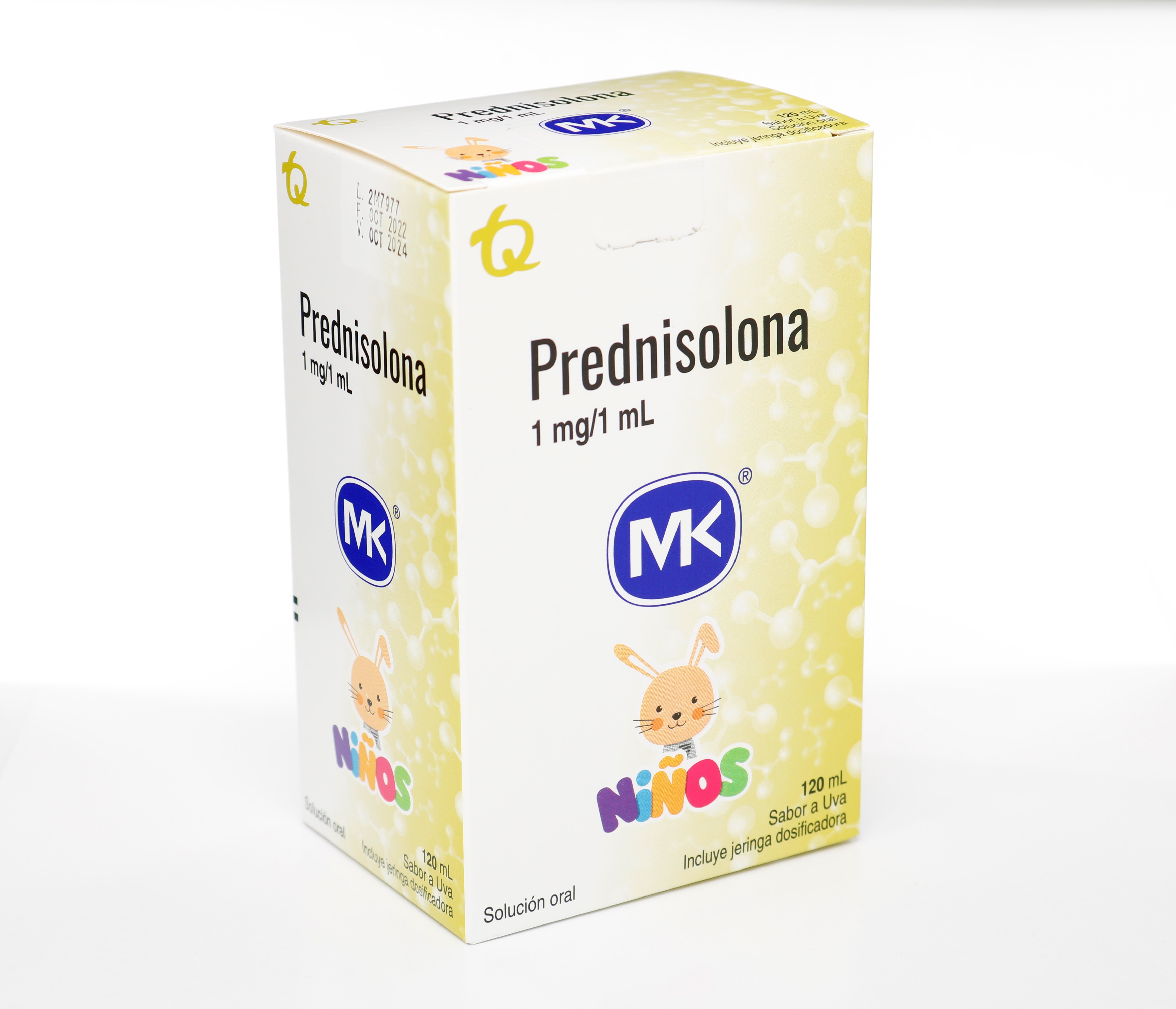 Prednisolona 1 mg/mL Solución oral 120 ml