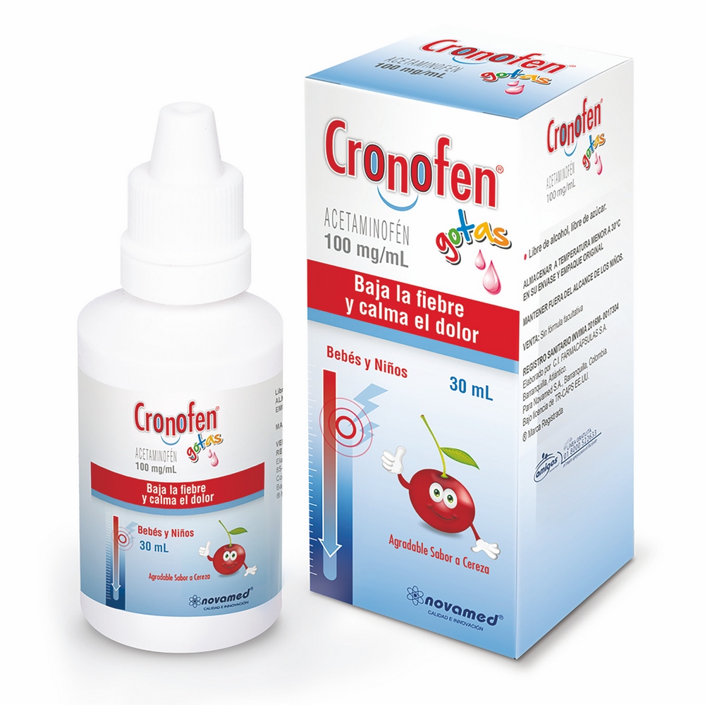 Cronofen Niños Gotas 30 ml – Acetaminofén