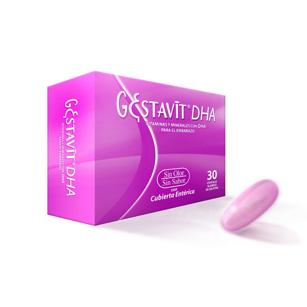 GESTAVIT DHA 30 cápsulas – Multivitamínico con DHA