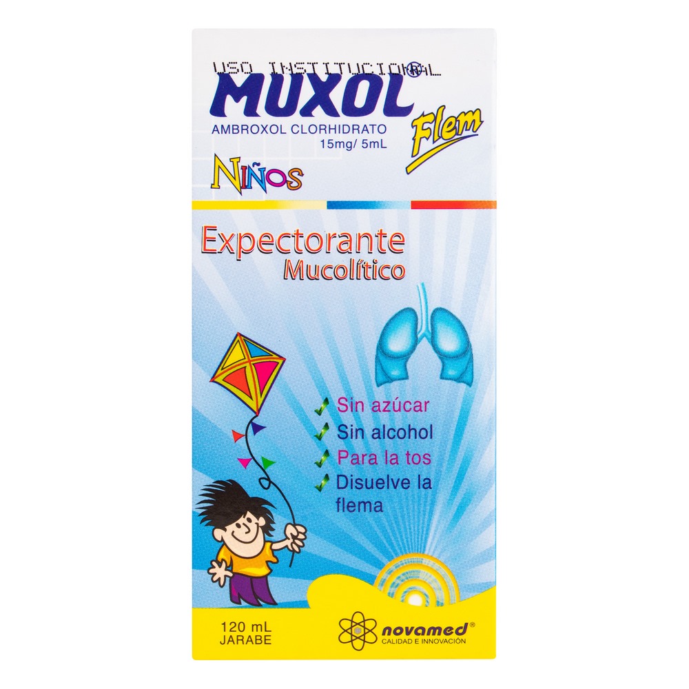 Muxol Flem Niños Jarabe Ambroxol 120 ml