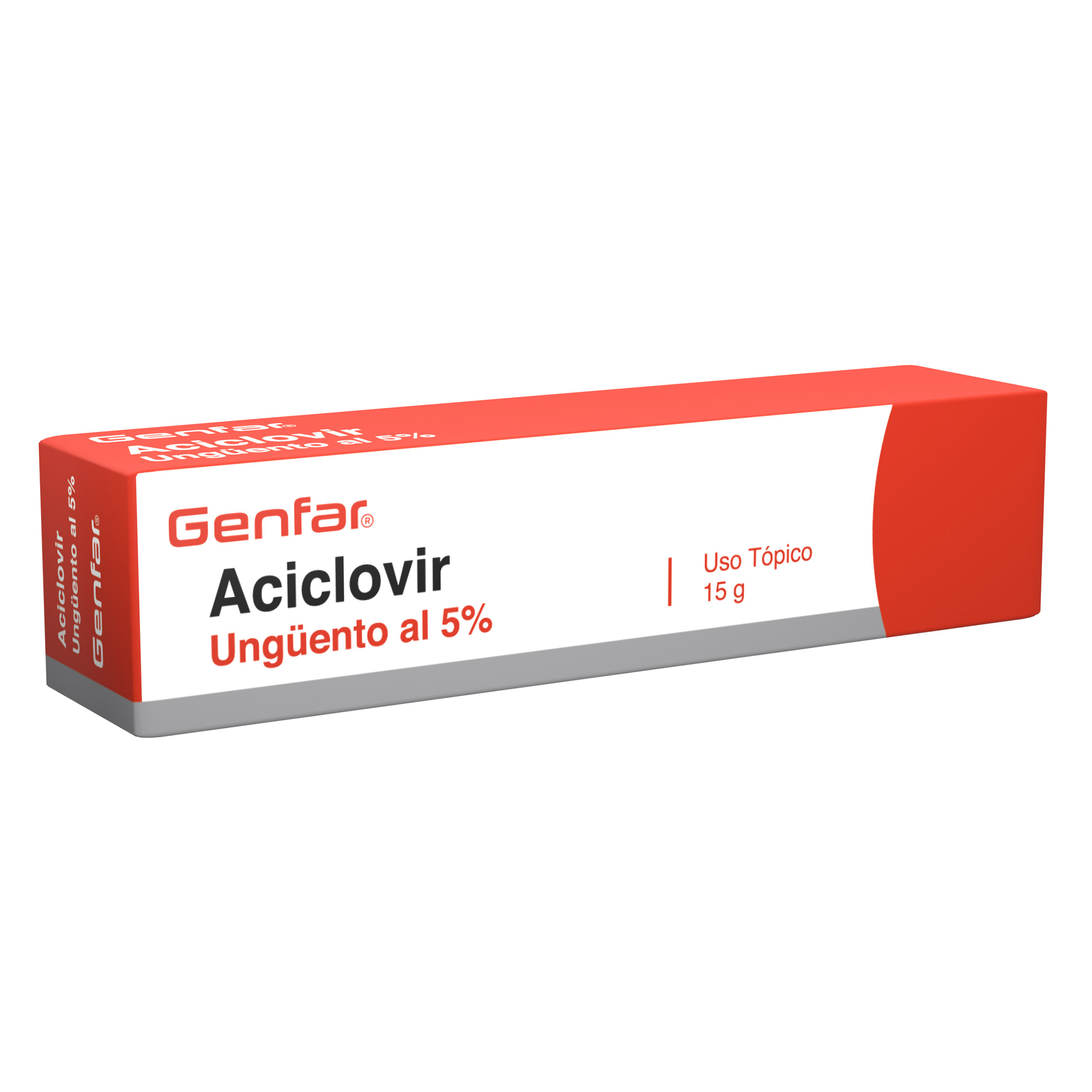 Aciclovir Ungüento Tópico 15 g Genfar