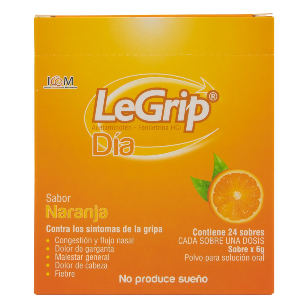 Legrip Día Naranja 24 Sobres – ICOM