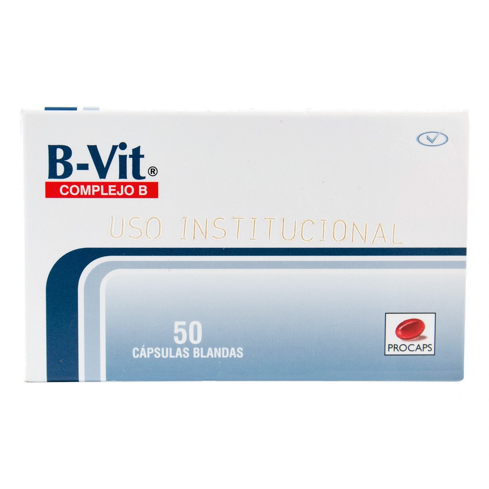 B-Vit 50 – Complejo de vitamina B, 50 perlas