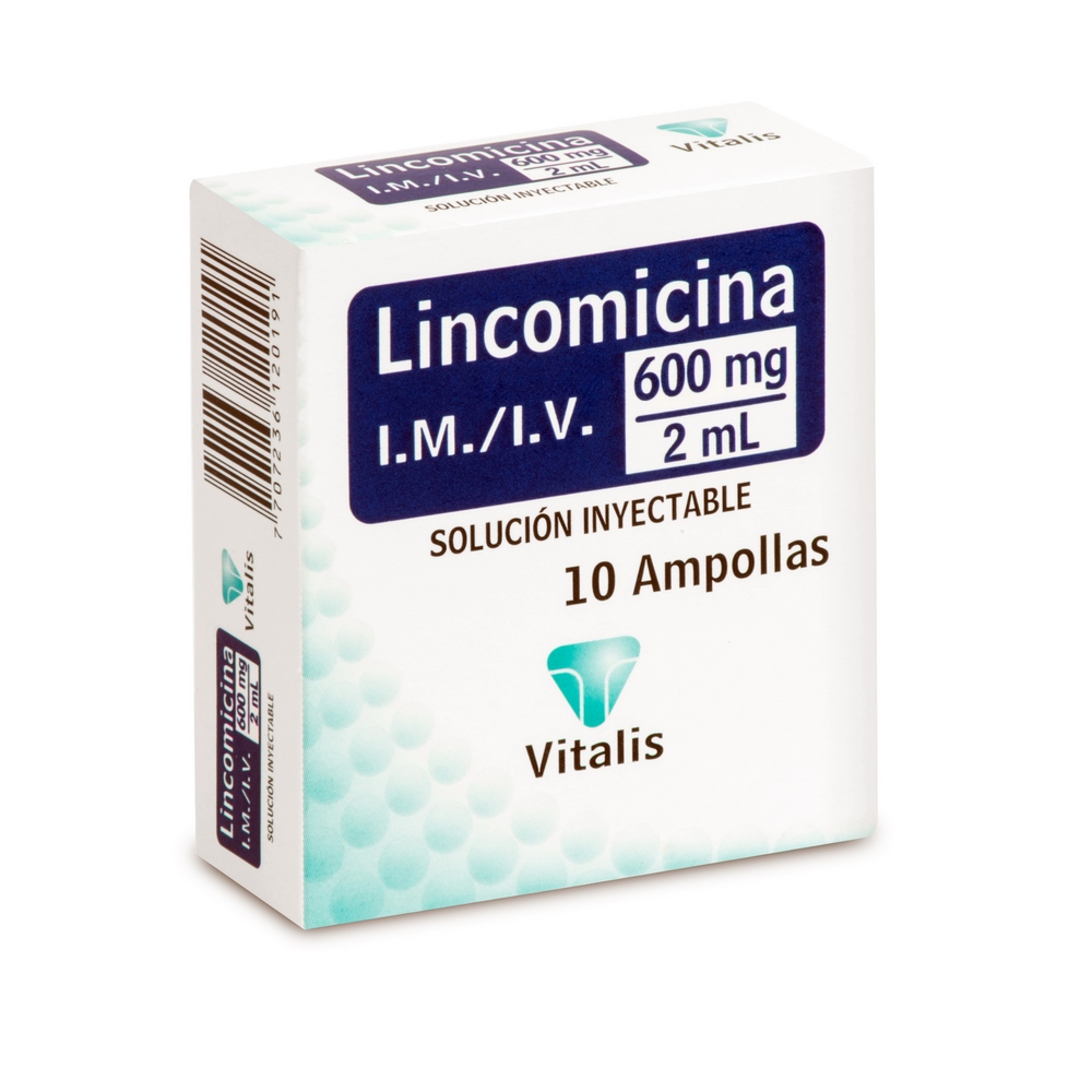 Lincomicina 600 mg/2 ml – 10 ampollas VT Lincomicina