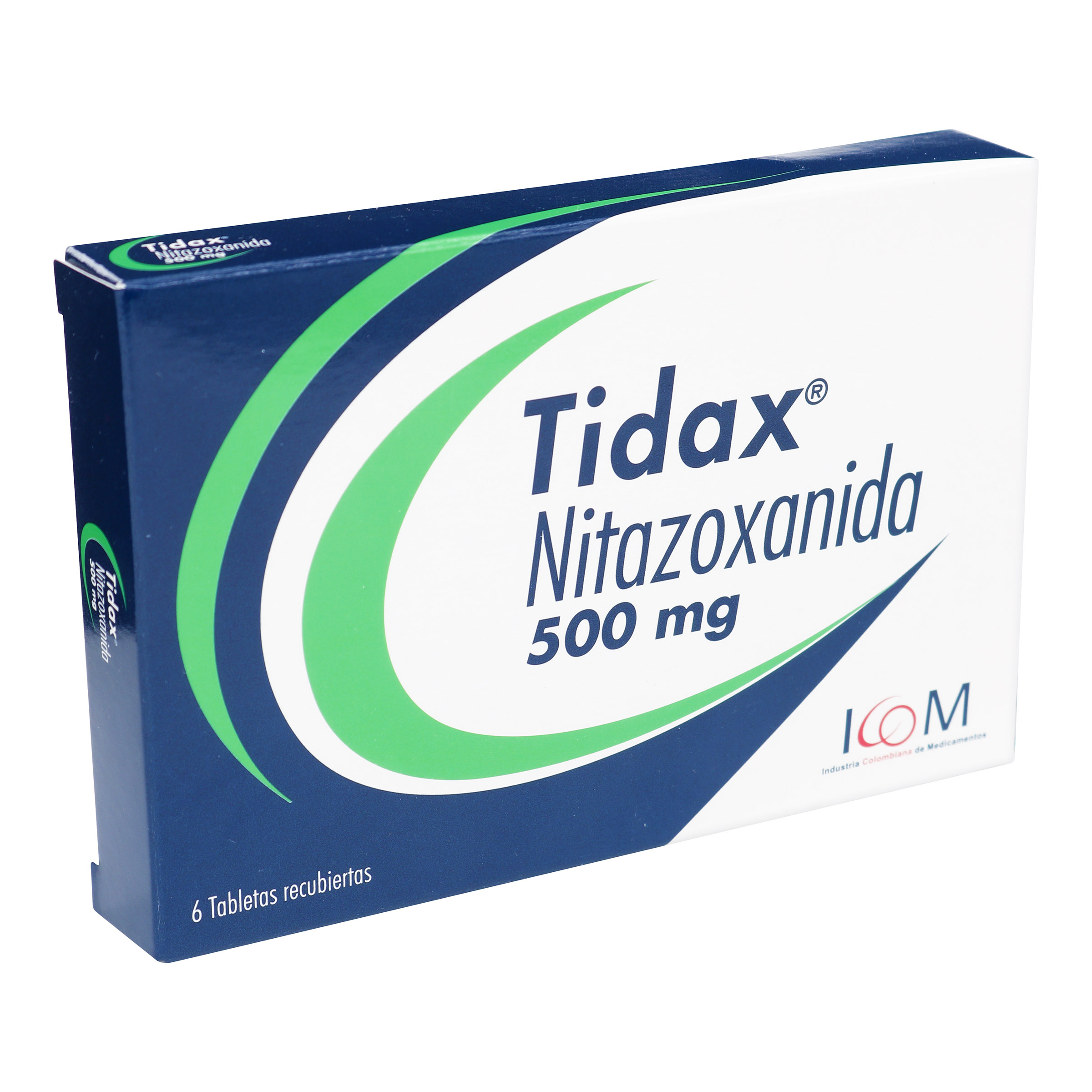 Tidax 500 mg – Nitazoxanida 6 tabletas | ICOM