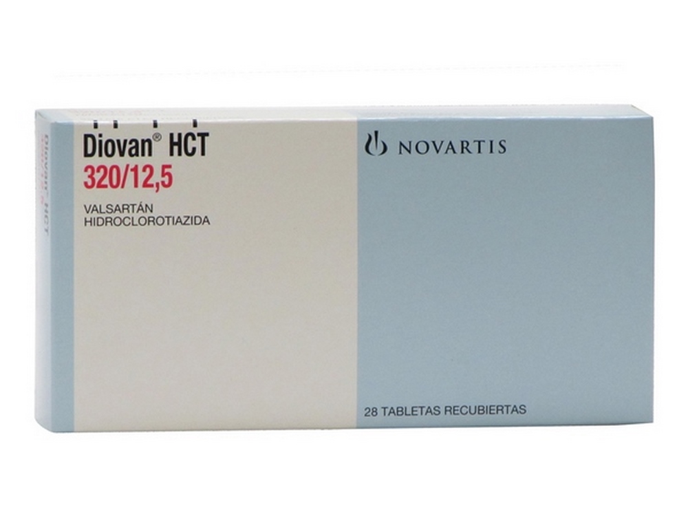 Diovan HCT 320/12.5 mg – 28 comprimidos (valsartán hidroclorotiazida)