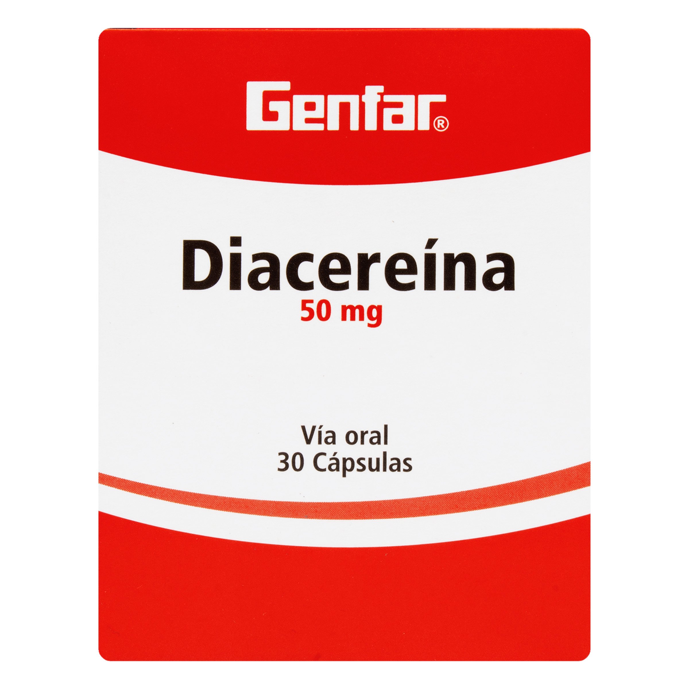 DIACEREINA 50 MG 30 CAPSULAS - GENFAR S.A.