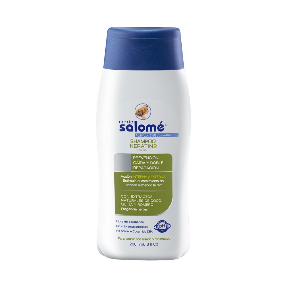 Maria Salomé Keratin Champú Sin Sal 200 ml