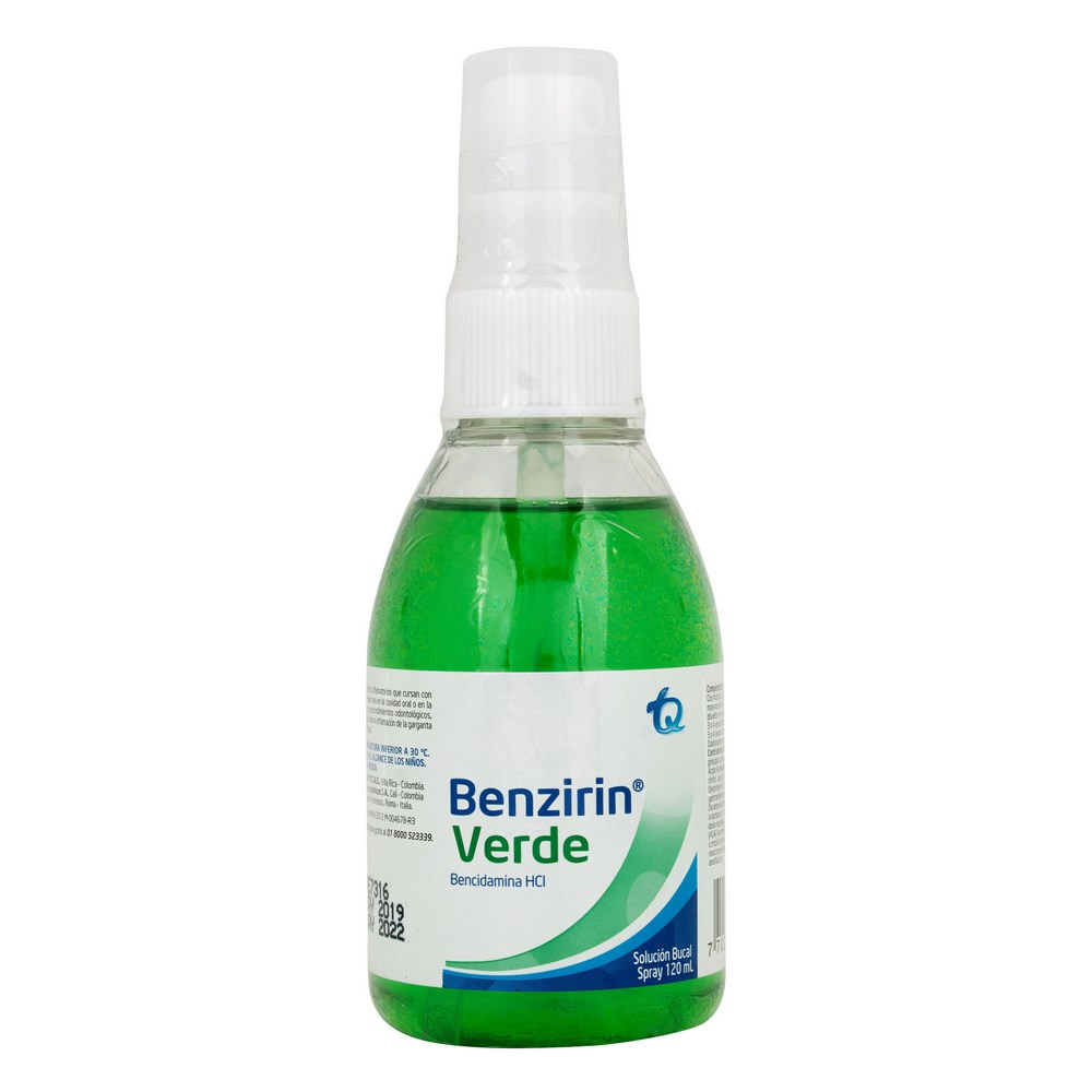 Benzirin Verde Spray 120 ml – Bencidamina
