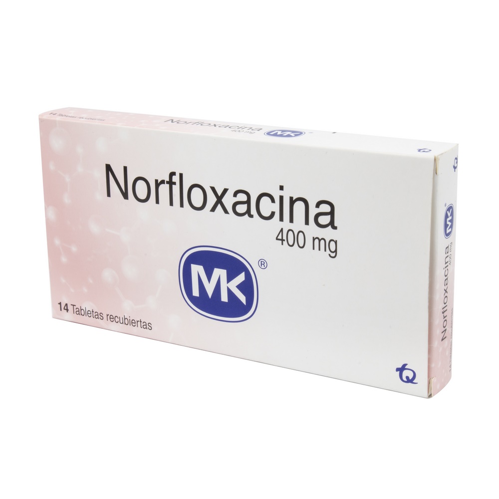 Norfloxacina 400 mg – 14 tabletas