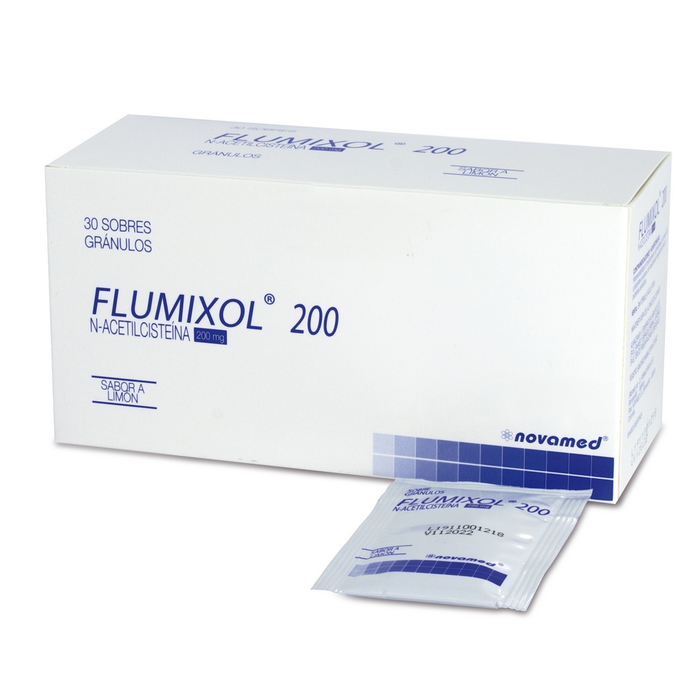 Flumixol 200 mg - 30 sobres | acetilcisteína