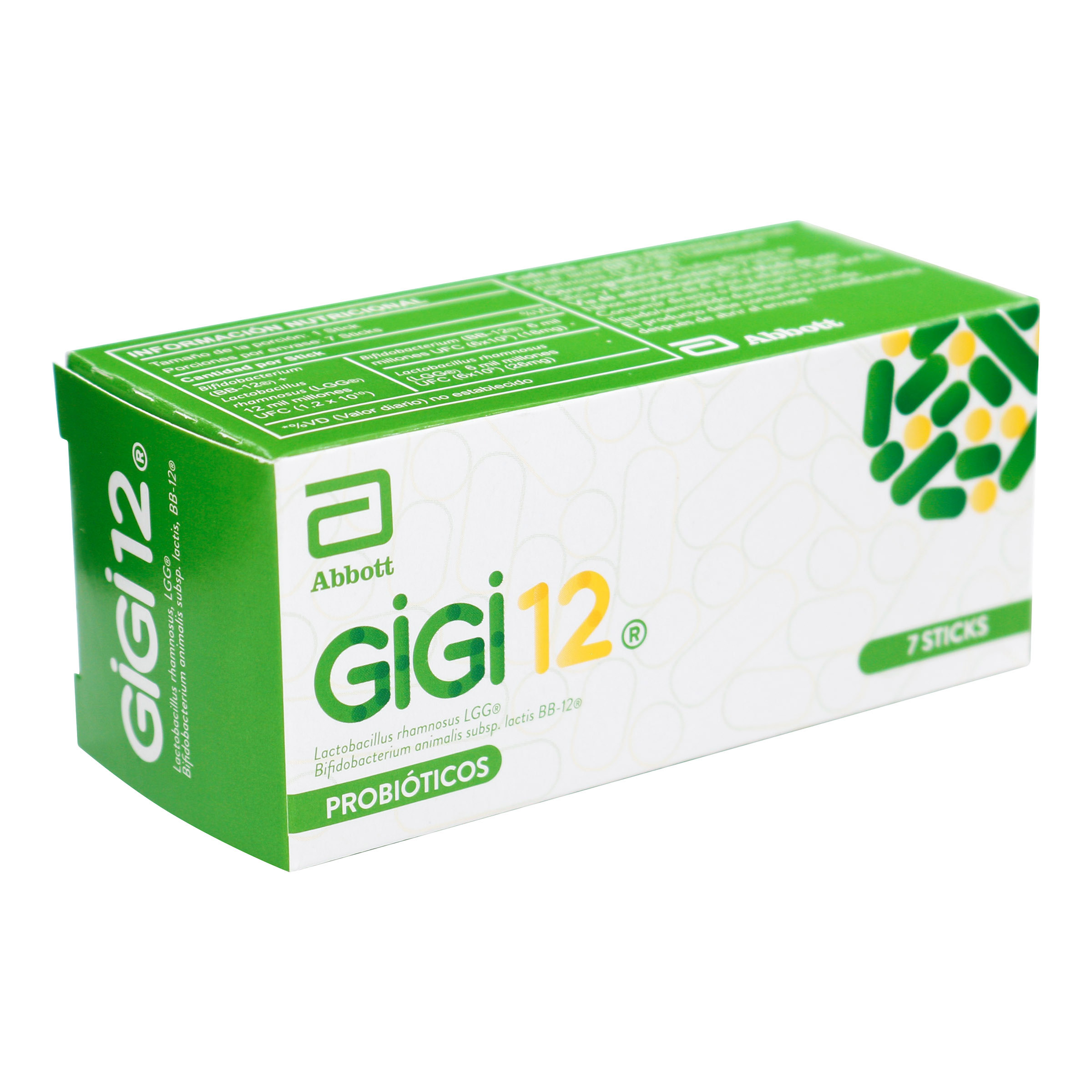 GIGI12 sticks 7 g – lactobacilos probiótico 12.0000.0000 UI