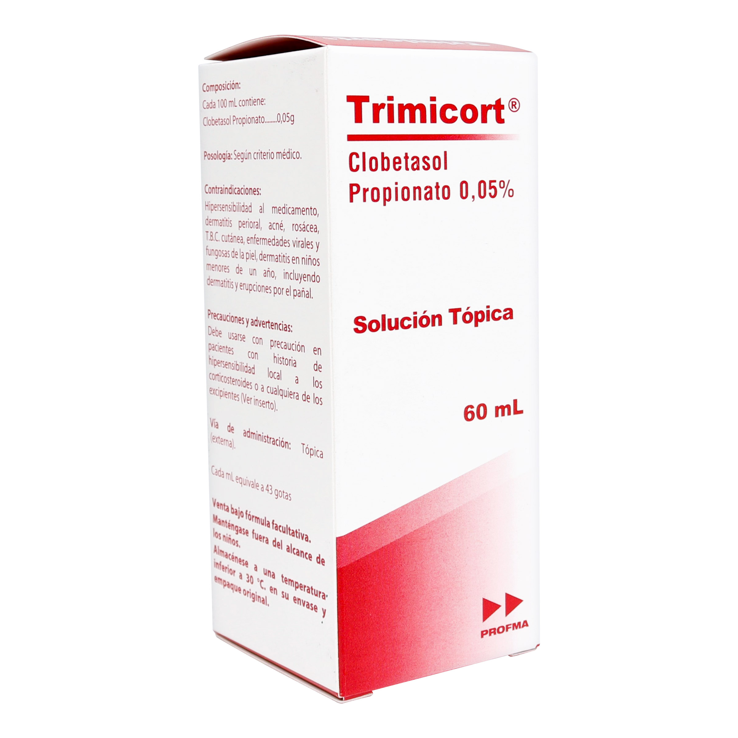 TRIMICORT clobetasol 60 ml