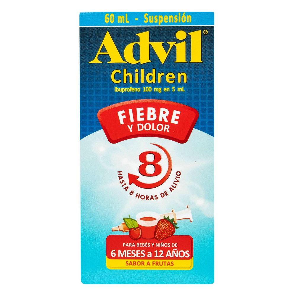 Advil Children – Suspensión 60 ml (Ibuprofeno)
