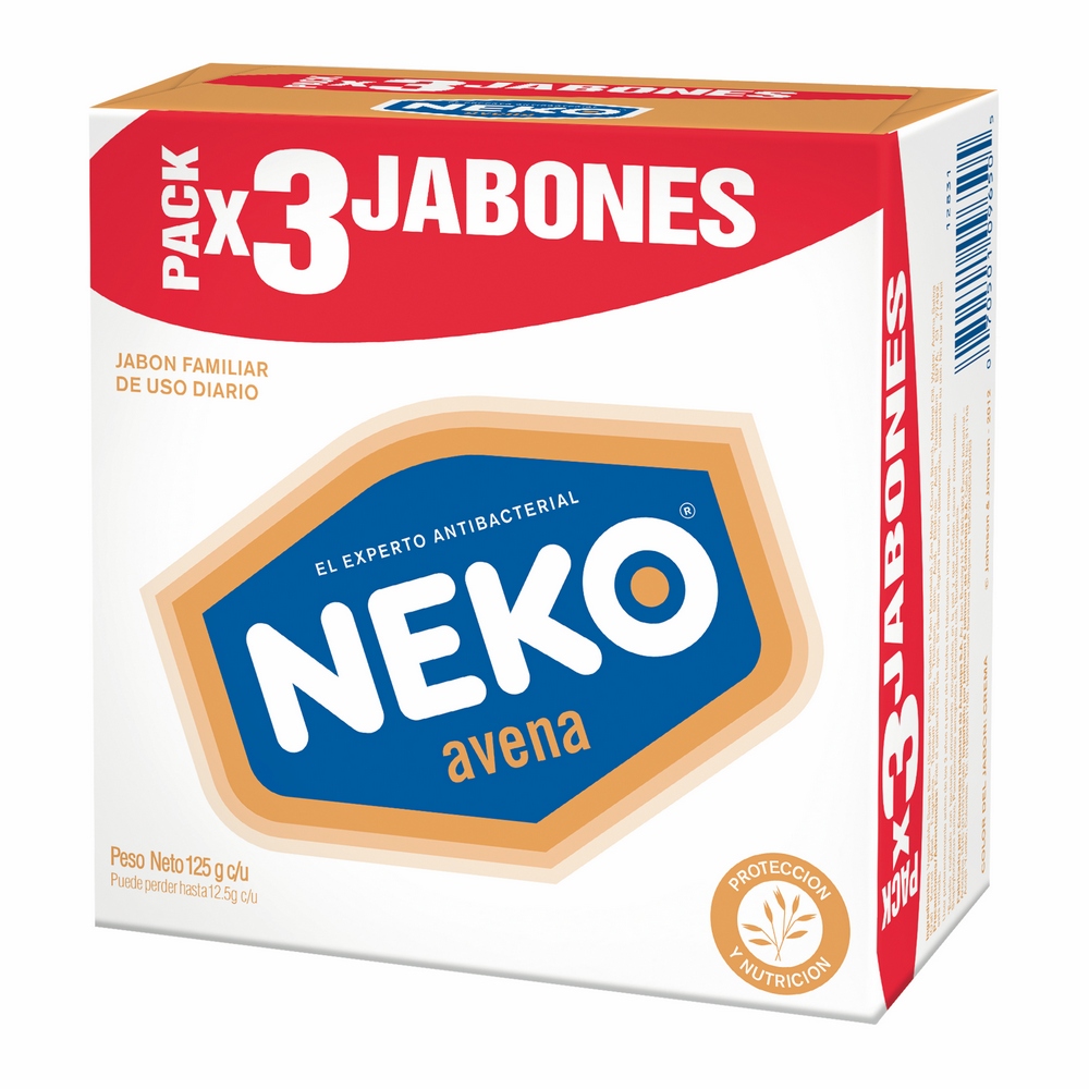 Jabón Neko Avena 125 g - Barra
