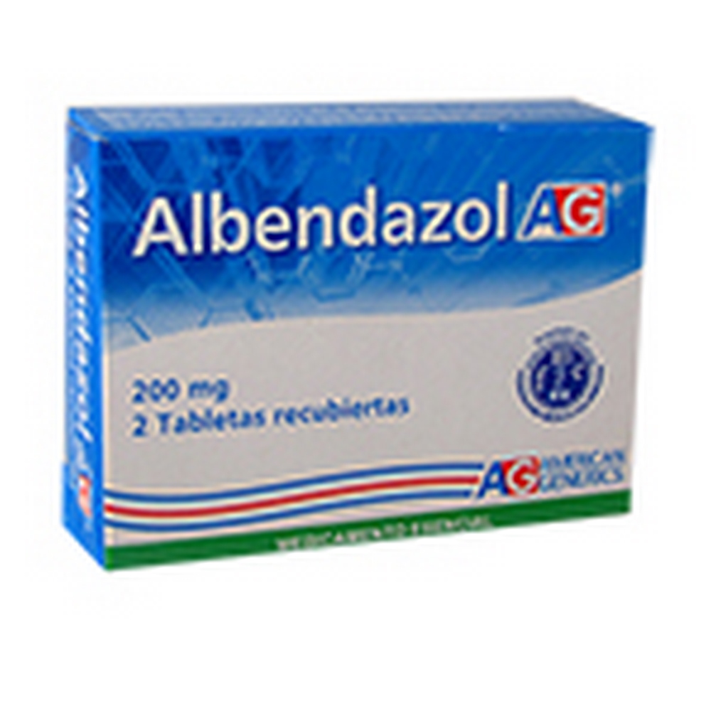 ALBENDAZOL 200 MG – 2 TABLETAS