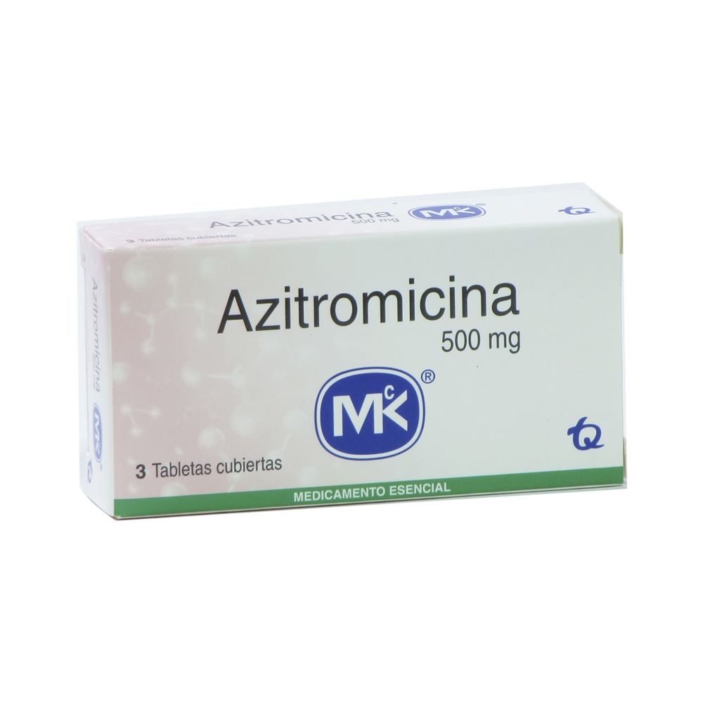 Azitromicina 500 mg - 3 tabletas TECNOQUIMICAS