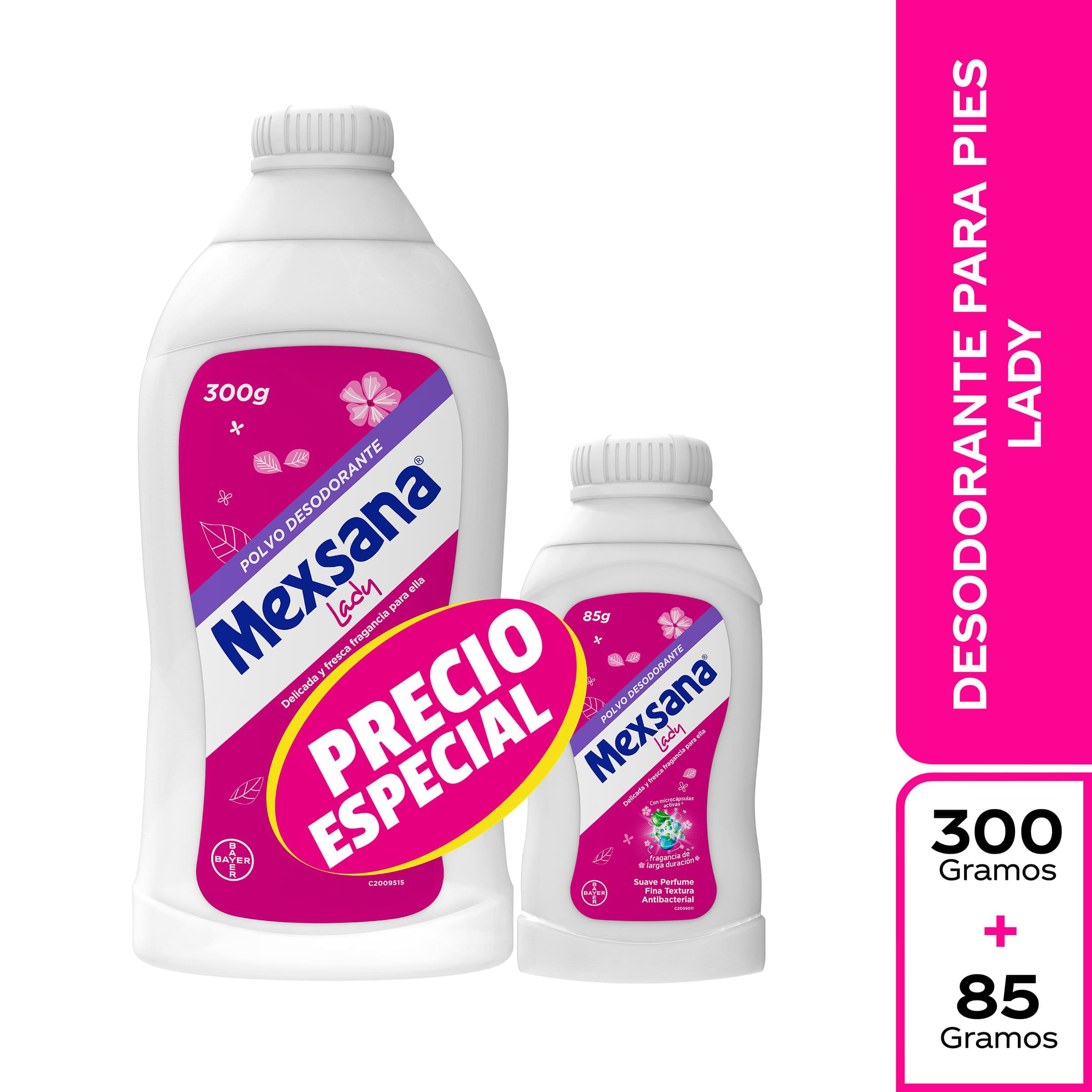 Talco Mexsana Lady 300 g + 85 g