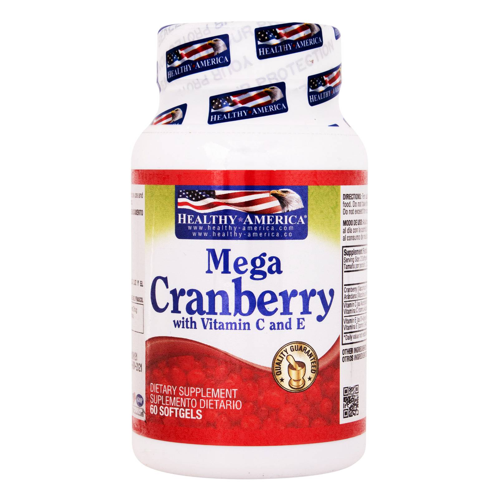 Mega Cranberry 60 Softgels – Arándano y Betacaroteno