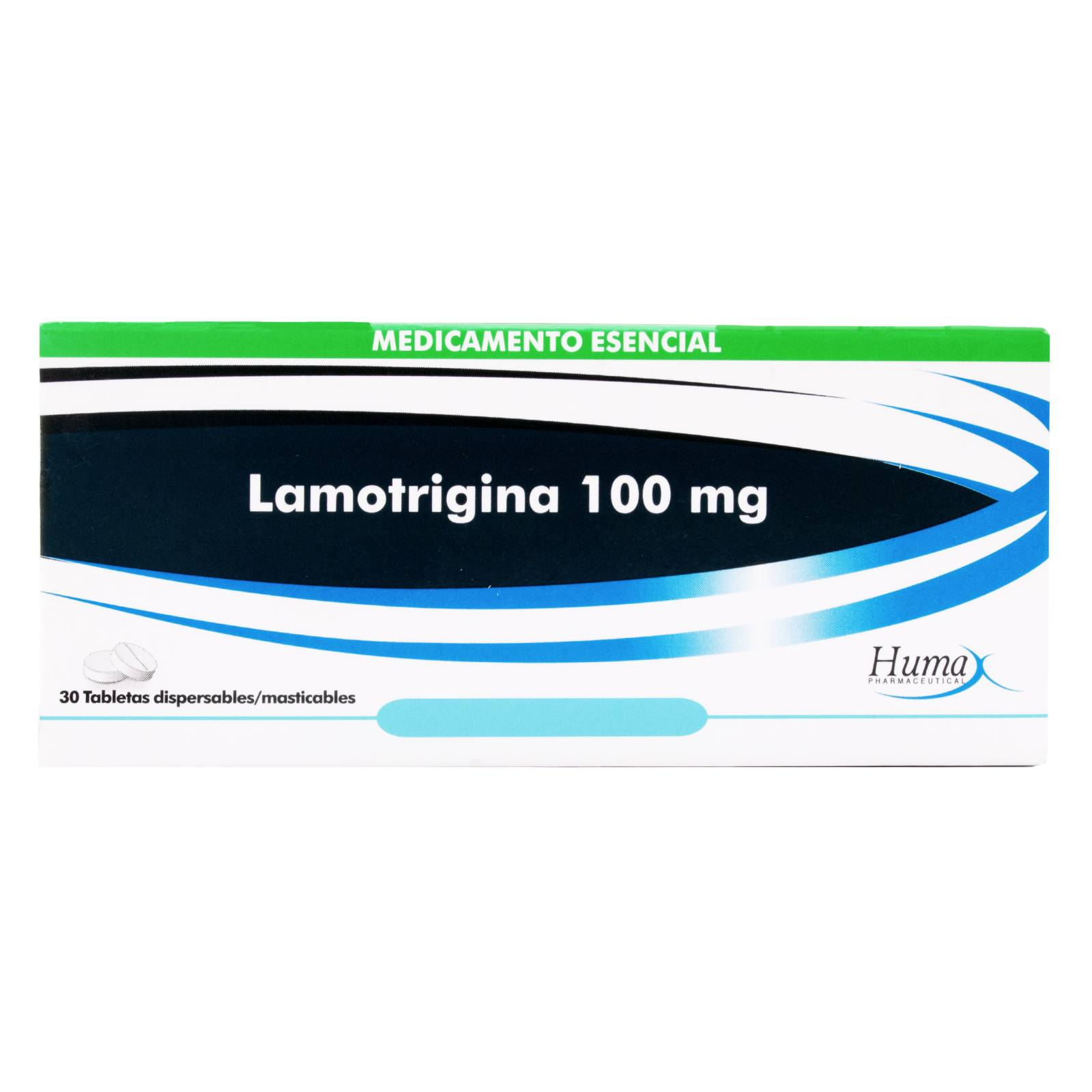 Lamotrigina 100 mg, 30 tabletas – Humax