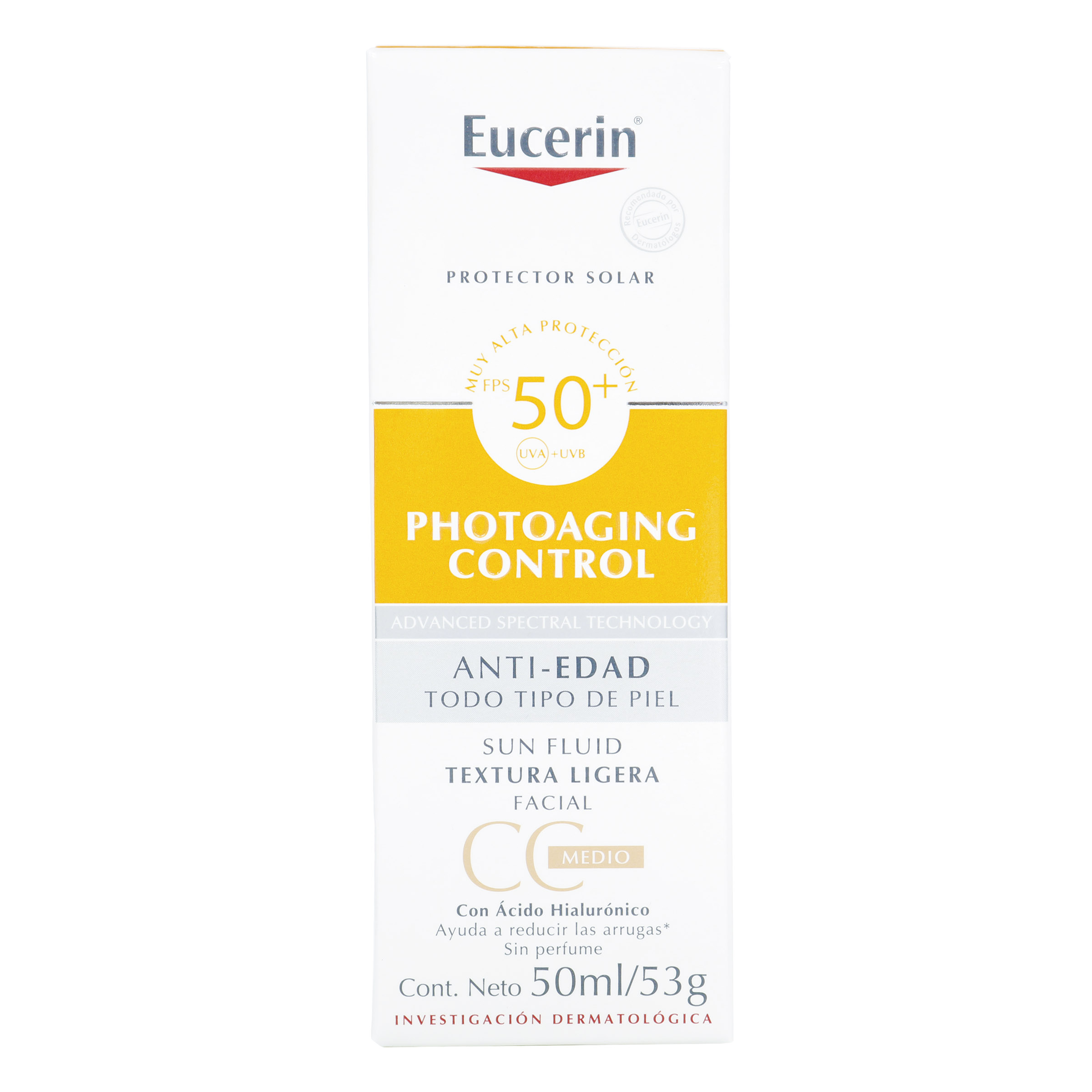 Eucerin Solar SPF50 Tono Medio 50 g