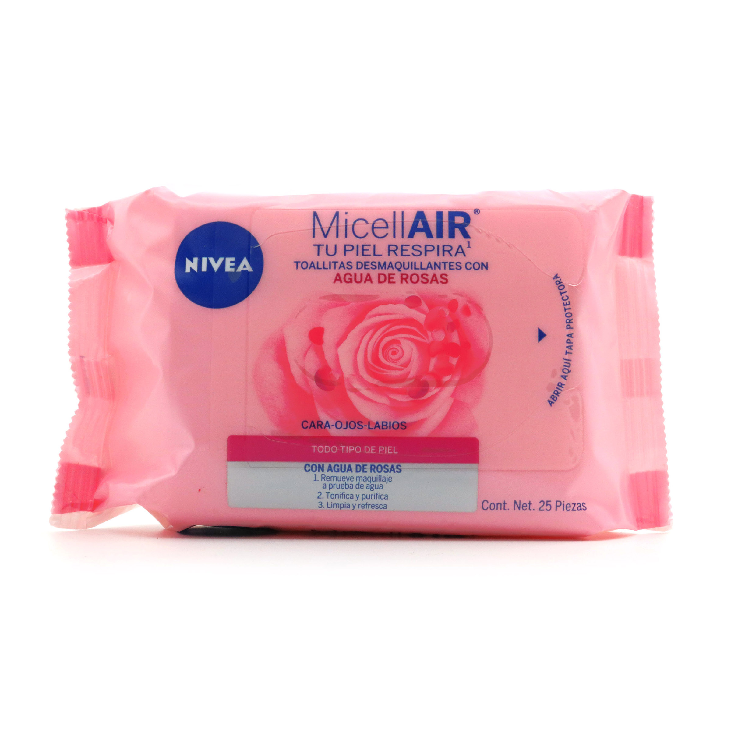 Desmaquillante micelar Nivea facial rosas