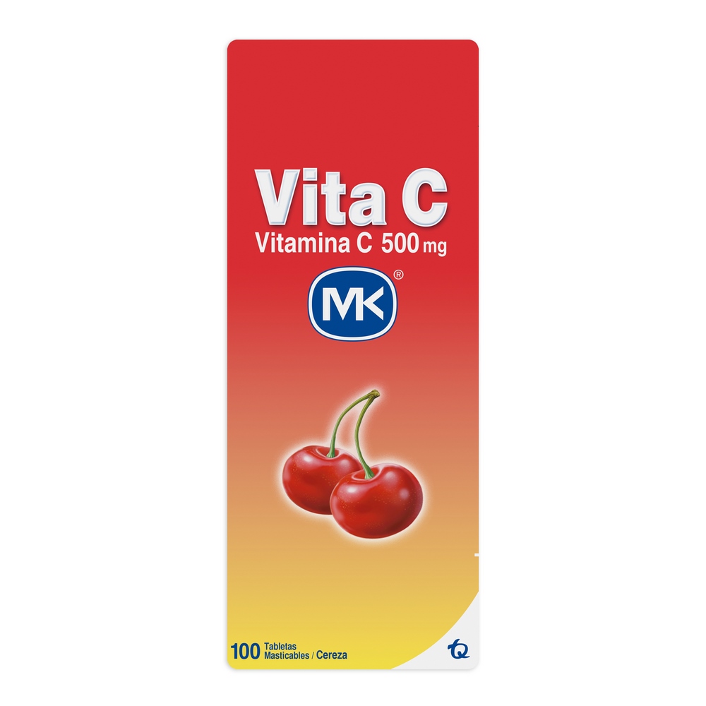 Vita C 500 mg Cereza - 100 tabletas
