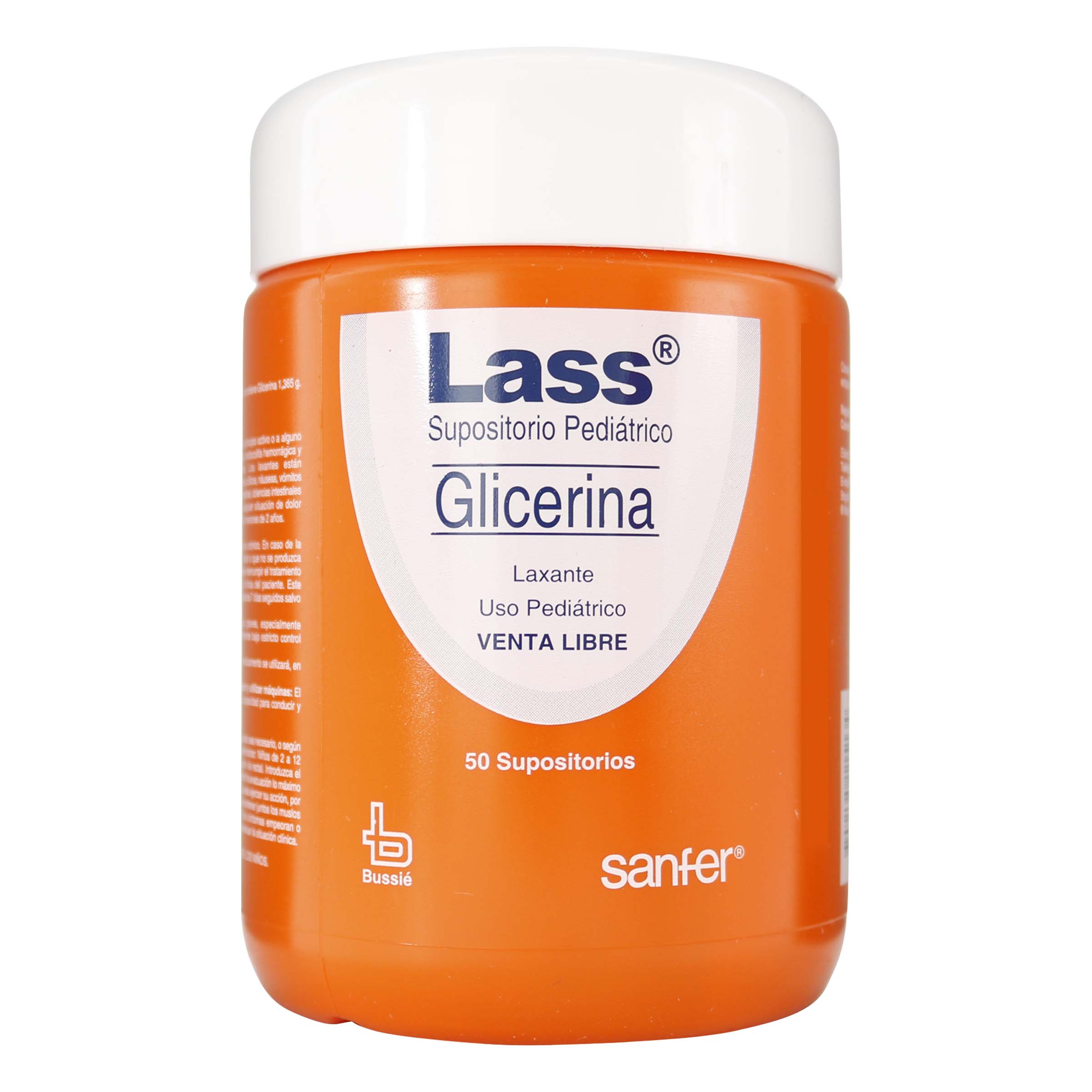 Lass Pediátrico 50 supositorios