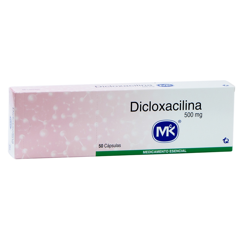 Dicloxacilina 500 mg - 50 cápsulas TECNOQUIMICAS S.A.