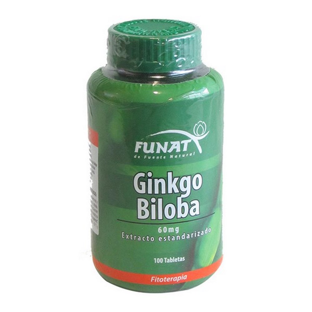 Ginkgo Biloba 60 mg - 100 tabletas FUNAT