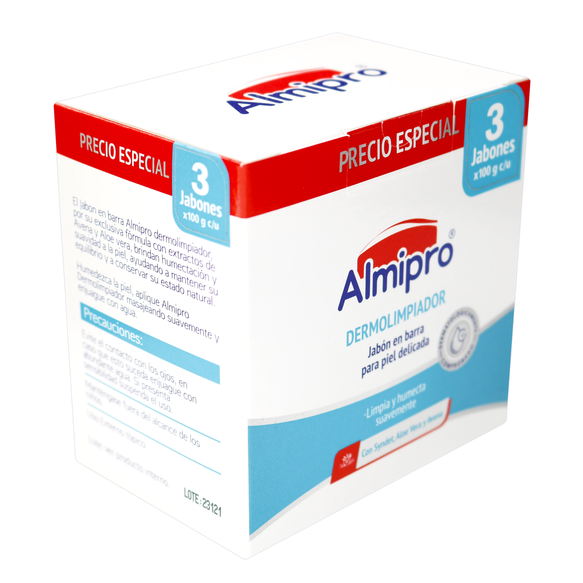 Tripack Almipro Jabón Dermolimpiador 100 g