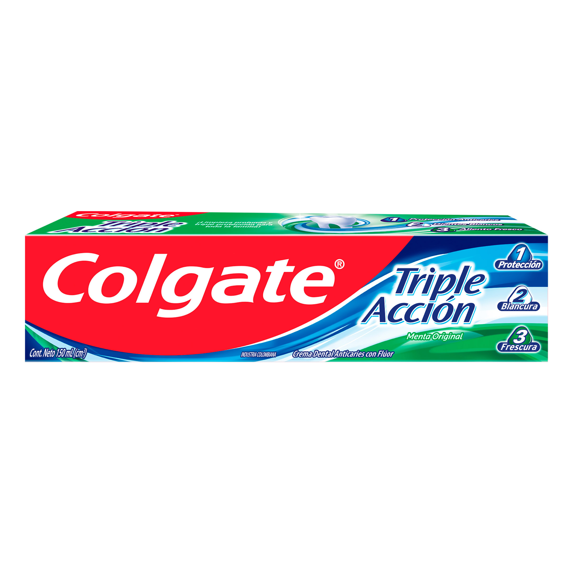 Colgate Triple Acción 150 ml Crema Dental