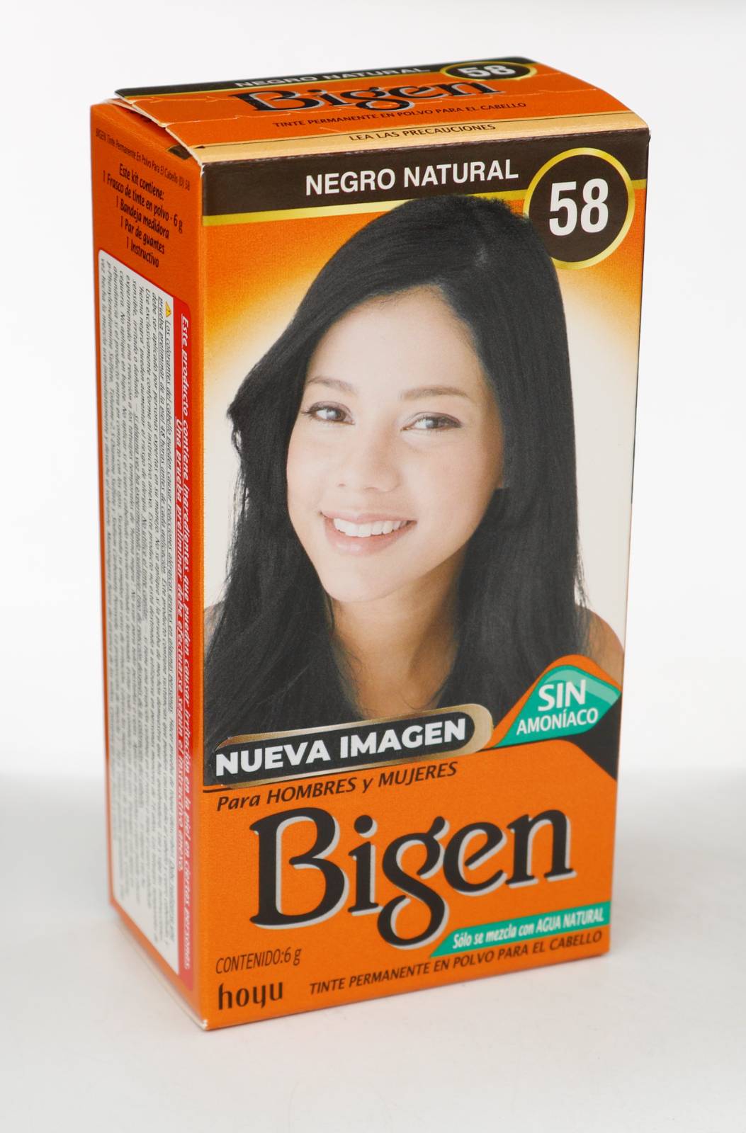 Tinte Bigen 58 Negro Natural 6 g - COBYCO