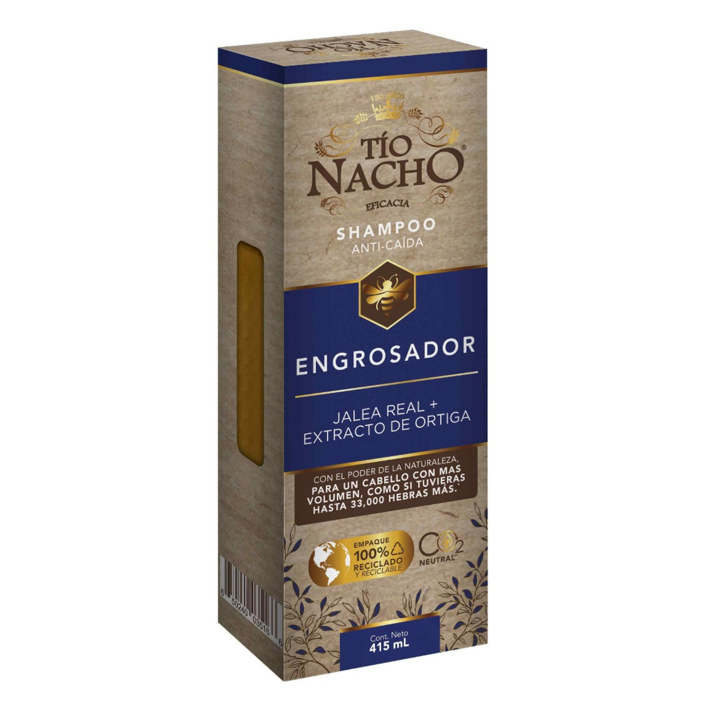 Cha Tío Nacho Engrosador Champú 415 ml